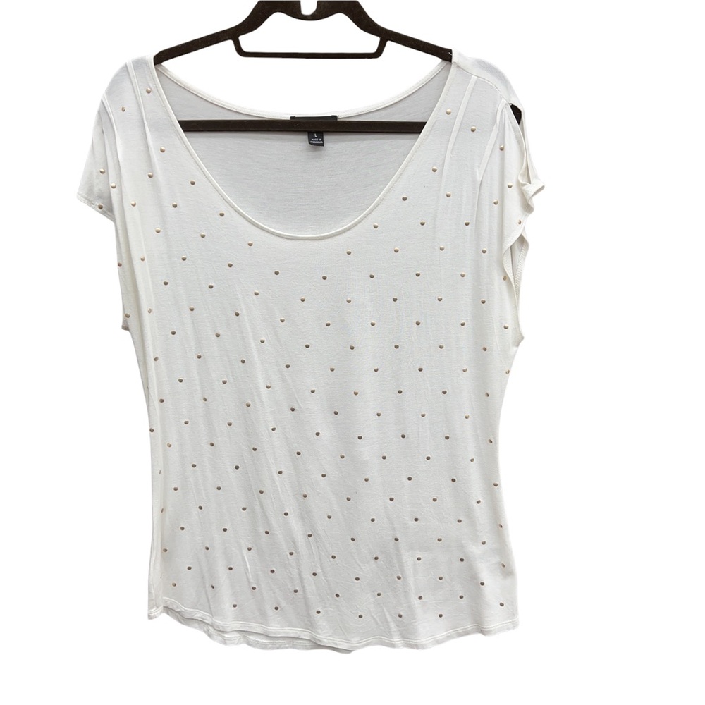 Willi Smith Copper Embellished T-Shirt